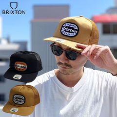 ブリクストン 6パネル スナップバック メッシュキャップ ベースボールキャップ キャップ 正規取扱い メンズ レディース ブランド KEATON MP TRUCKER HAT