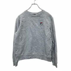 FILA ロゴスウェット トレーナー Sサイズ フィラ グレー 古着卸 アメリカ仕入 t2406-3338