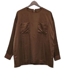 ARTS＆SCIENCE　アーツアンドサイエンス　Fr-Pocket slip on blouse　プルオーバーシルクシャツ　0233-L6245-2136　8054000175666