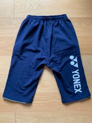 YONEX 7部丈パンツネイビーブルー S