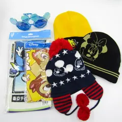 ディズニー ニット帽 ランチナフキン タオル等 6点セット まとめて 大量 レディース Disney 【中古】のサムネイル