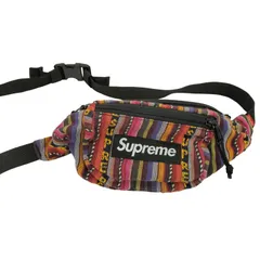 Supreme ストライプ ボディバッグ SUPREME(シュプリーム) 20SS Woven Stripe Waist Bag ウーブン