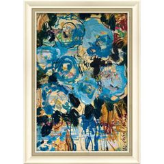 SNT1375 絵画 IAN W KING【BLUE VELVET】額装 アート - メルカリ