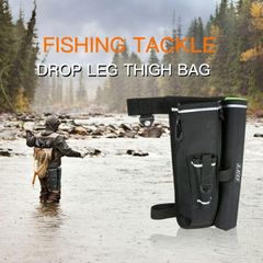 Fishing bag, leg bag, waist bag, rod holder, for saltwater fishing, stream fishing, lure fishing, fly fishing.