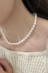 パール ネックレス フォーマル カジュアル 冠婚葬祭 卒業式 入学式 結婚式 デイリー シンプル 上品 アクセサリー レディース 真珠風