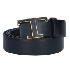 美品 トッズ ベルト Tタイムレス ロゴ メンズ レザー リバーシブル 95