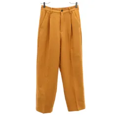 へユム センタープレス スラックスパンツ F オレンジ系 HEYUMM レディース