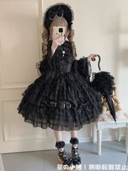 デビル》ホイップリボンドレス《8点セット》【Malymoon/マリームーン デビル》ホイップリボンドレス《8点セット》【Malymoon/マリームーン