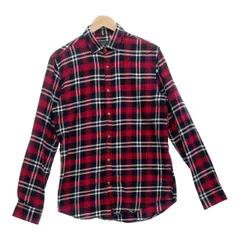 ZARA ザラ S メンズ ネルシャツ　赤　チェック　ZARA MAN 20240607-0028