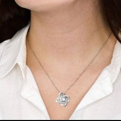 箱付き 女性用の4つの葉のクローバー,ダイヤモンド,真鍮のペンダント,ジュエリー,1ユニット ネックレス