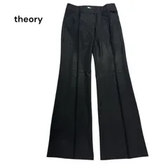 セオリー　theory スラックス　パンツ　ボトム　レディース　サイズ0 OL フォーマル　ビジネス　シャードストライプ