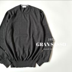GRAN SASSO ミドルゲージニット48 チャコールグレーAW GRAN SASSO ミドルゲージニット48 チャコールグレーAW - メルカリ