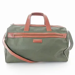 ニナリッチ NINA RICCI ボストンバッグ ショルダーバッグ 旅行鞄 トラベルバッグ PVC カーキ 1005のサムネイル