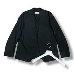 国内正規 参考上代235400円 Maison Margiela NO COLLAR JACKET ノーカラージャケット テーラードジャケット メゾンマルジェラ S50BN0447 48 58143A4