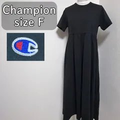 【25SS】Champion × Sonny Label ギャザーワンピース　別注 チャンピオン アーバンリサーチサニーレーベル コットン マキシ丈 ロング丈 半袖 刺繍ロゴ