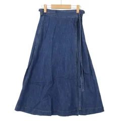 Lee × snidel リー スナイデル LB9632 通年 デニム ラップ ロング スカート Sz.FREE　レディース