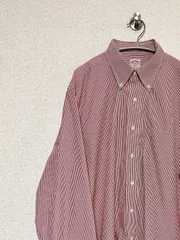 【Brooks Brothers】90s-00s 346 L/S ストライプシャツ 16 1/2 ブルックスブラザーズ 古着