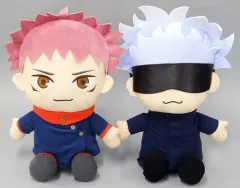 【中古】ぬいぐるみ 虎杖悠仁＆五条悟 巨大ペアぬいぐるみ 「呪術廻戦」 モーリーファンタジー・PALO メダルガラポンキャンペーン 1等賞当選品