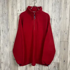 【OLD NAUTICA 90s ノーティカ】米国製 ハーフジップ フリース トレーナー XL