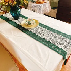 レース編み　テーブルランナー30X150cm テーブルコーディネート タイプ1