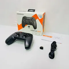 【ジャンク】SteelSeries Windows Android対応 Bluetooth 2.4Ghz デュアルワイヤレス ゲームコントローラー SteelSeries Stratus Duo 69075のサムネイル