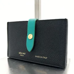 極美品/現行✨セリーヌ 折り財布 トリオンフ デカロゴ レザー グリーン 楽天市場】グリーン（ブランドセリーヌ）（レディース財布｜財布