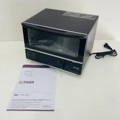 NC1093 動作品 TIGER タイガー オーブントースター KAK-H100 ブラック 2022年製 調理家電 取説有 検Mのサムネイル