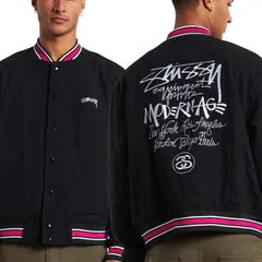 美品　希少　ステューシー　35周年記念 スタジャン Varsity Jacket STUSSY 35周年記念 スタジャン Varsity Jacket