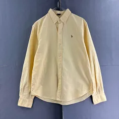 RALPH LAUREN 刺繍ロゴ　長袖シャツ　メンズLクラシックフィット