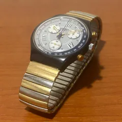 【K-0289】swatch スウォッチ  腕時計 蛇腹ベルト SWISS MADE