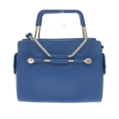VIKTOR&ROLF ヴィクター&ロルフ ボンベットバッグ 2WAYバッグ ブルー レザー レディース　240001125910のサムネイル