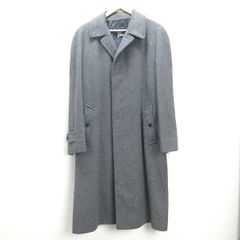 H■オールドバーバリー/BURBERRYS WOOL＆CASHMERE ロングコート【94 175】灰色/MENS■13【中古】