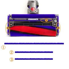 dyson ダイソン 底面 フェルト 交換 クリーナーヘッド 互換品