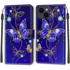 【数量限定】13 13 スマホケース 携帯カバー レザー ケース手帳型 耐衝撃 耐摩擦 全面保護 / マグネット式 カード収納 スタンド機能 14 手触りが良い 人気 上質 iPhone 6.1インチ対応 青い蝶