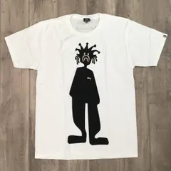 ★新品★ STUSSY × BAPE Shark Man Tシャツ Mサイズ a bathing ape エイプ ベイプ アベイシングエイプ ステューシー シャーク