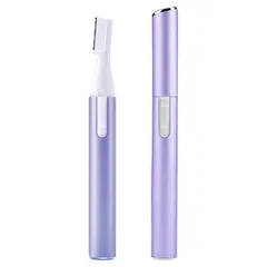 眉毛シェーバー レディース 女性用 電池式 電動 コンパクト 小型 軽量 コードレス 脱毛 顔剃り フェイス メンズ 男女兼用 うぶ毛 ムダ毛 VIO 全身ケア お手入れ 肌に優しい プレゼント 母の日のサムネイル
