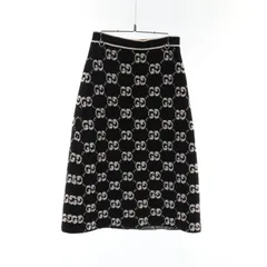 希少美品✨グッチ　ミニスカート　花柄　ブランドロゴ　グレー　36/S レディース ハイブランド ミニスカート | GUCCI® JP