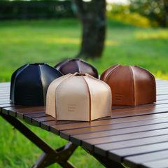 【OD缶カバー】本革　ガス缶カバー　ハンドメイド　ヌメ革　たつのレザー　※ガスランタンは付属いたしません。