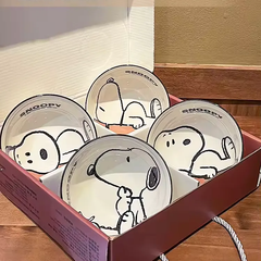 SNOOPY   スヌーピー   お茶碗   ４個セット   新品未使用