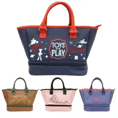 (公式)ワールドゴルフ ボストンバッグ トートバッグ ディズニー トートバッグ トイストーリー・チップ＆デール・ミニー・ミッキー 【IR】