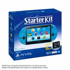 (本体)PlayStation Vita Starter Kit(プレイステーション ヴィータ スターターキット) アクア・ブルー(PCHJ-10030) ソニー・コンピュータエンタテインメント