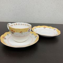 Noritake ノリタケ TRUE LOVE カップ ソーサー ３点セット 花柄