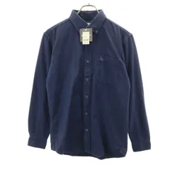 Eddie Bauer エディーバウアー 長袖 ボタンダウンシャツ XS ネイビー メンズ 古着