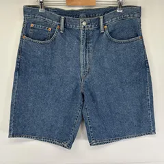 古着 リーバイス Levi's ショートパンツ 550 デニム 半ズボン 短パン ハーフパンツ ショーツ 5ポケット w38  ブルー メンズ