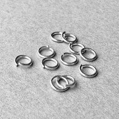 60個入 sv925 丸カン 3.5mm 線径0.4