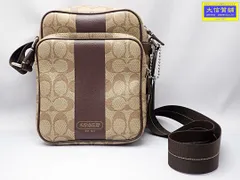 COACH コーチ　ショルダーバッグ F70078 ヘリテージ　ブラック COACH ｺｰﾁ ﾍﾘﾃｰｼﾞｽﾄﾗｲﾌﾟｼｸﾞﾈﾁｬｰ ｼｮﾙﾀﾞｰﾊﾞｯｸﾞｸﾞﾚｰ/ﾌﾞﾗｯｸ F70078