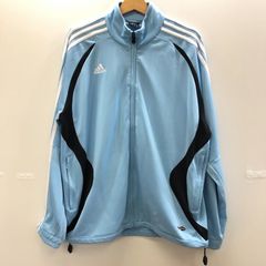 adidas アディダス トラックジャケット  ジャージ スリーライン メッシュ 00’s インドネシア製 メンズ Ｌ 00年代 スカイブルー