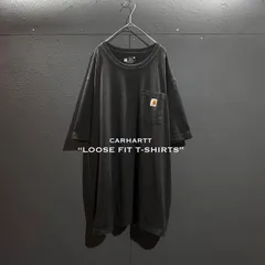 carhartt カーハート XL 半袖 LOOSE FIT Tシャツ ダークグレー クルーネック T-shirts dark gray