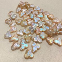 淡水パール 花びら型　ホワイトマルチ