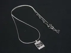 ■新品同様■ NINA RICCI ニナリッチ ラインストーン ネックレス ペンダント アクセサリー レディース シルバー系 DE3382